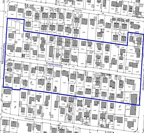 Bebauungsplan Nr. 49 - Bereich Friedenstraße zwischen Nordendstraße und Gröbenzeller Straße